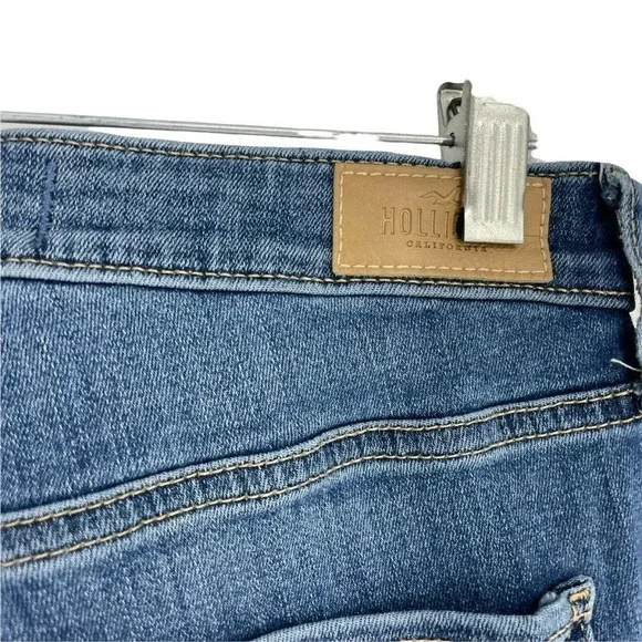 Hollister Jeans Women's Sz W28 x L28 Super Skinny High-Rise Soft Stretch Blue - Picture 10 of 11